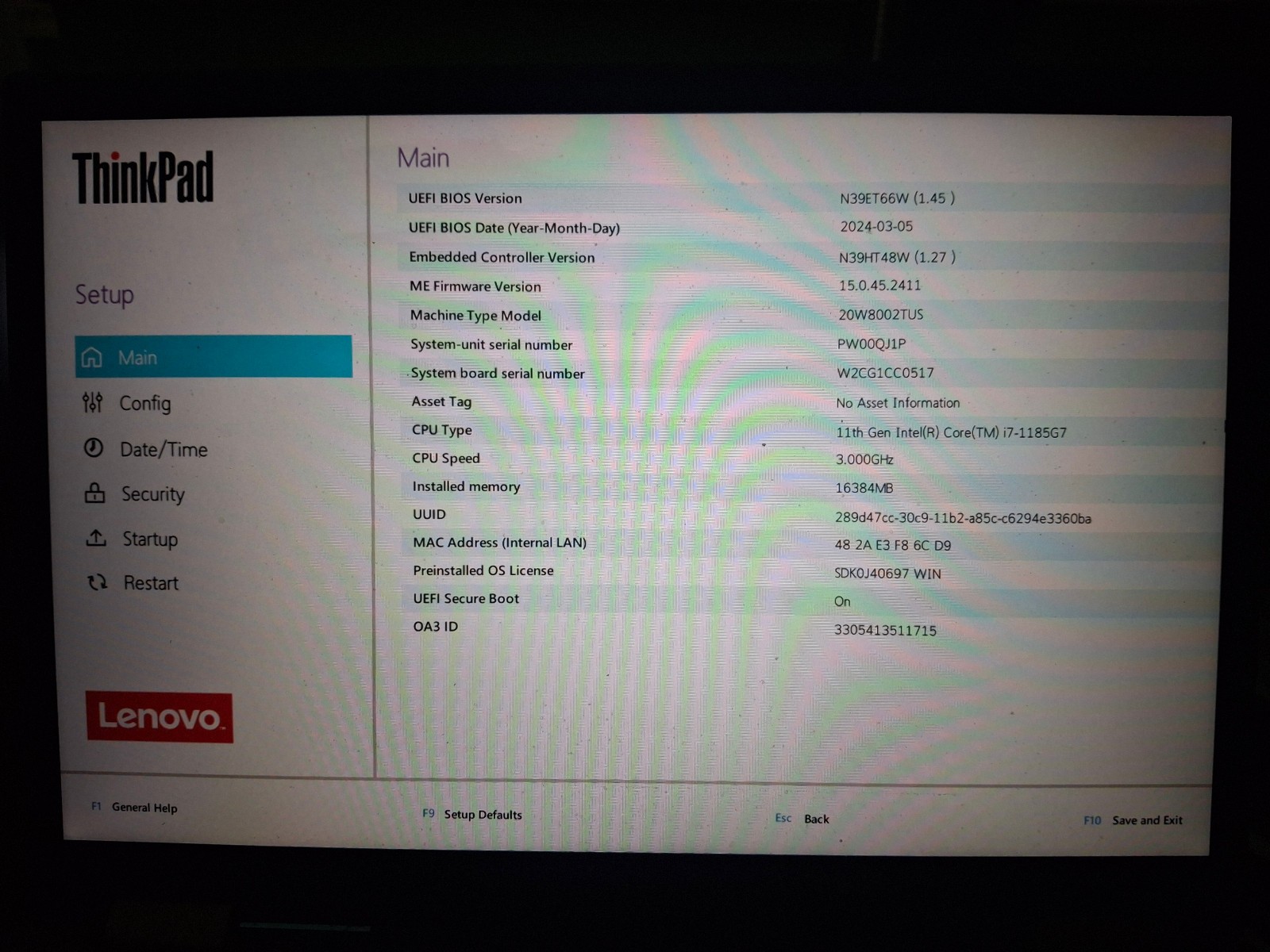 Lenovo ThinkPad X13 Yoga Gen 2 i7-1185G7 3.00GHz 16GB 256GB NVMe Touch Win11Pro