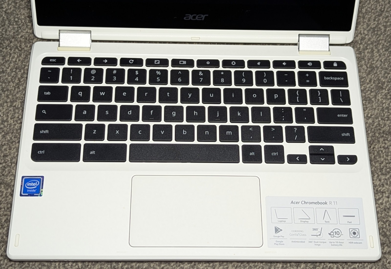 Acer Chromebook R11 N15Q8 Laptop Celeron N3150 32GB SSD 4GB RAM – Chrome OS