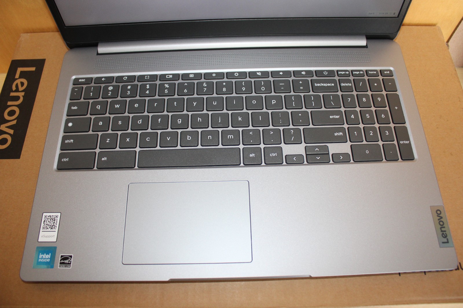 Lenovo IdeaPad 3 Chrome 15ijl6 , 15.6″ Open Box , Factory reset , with charger.