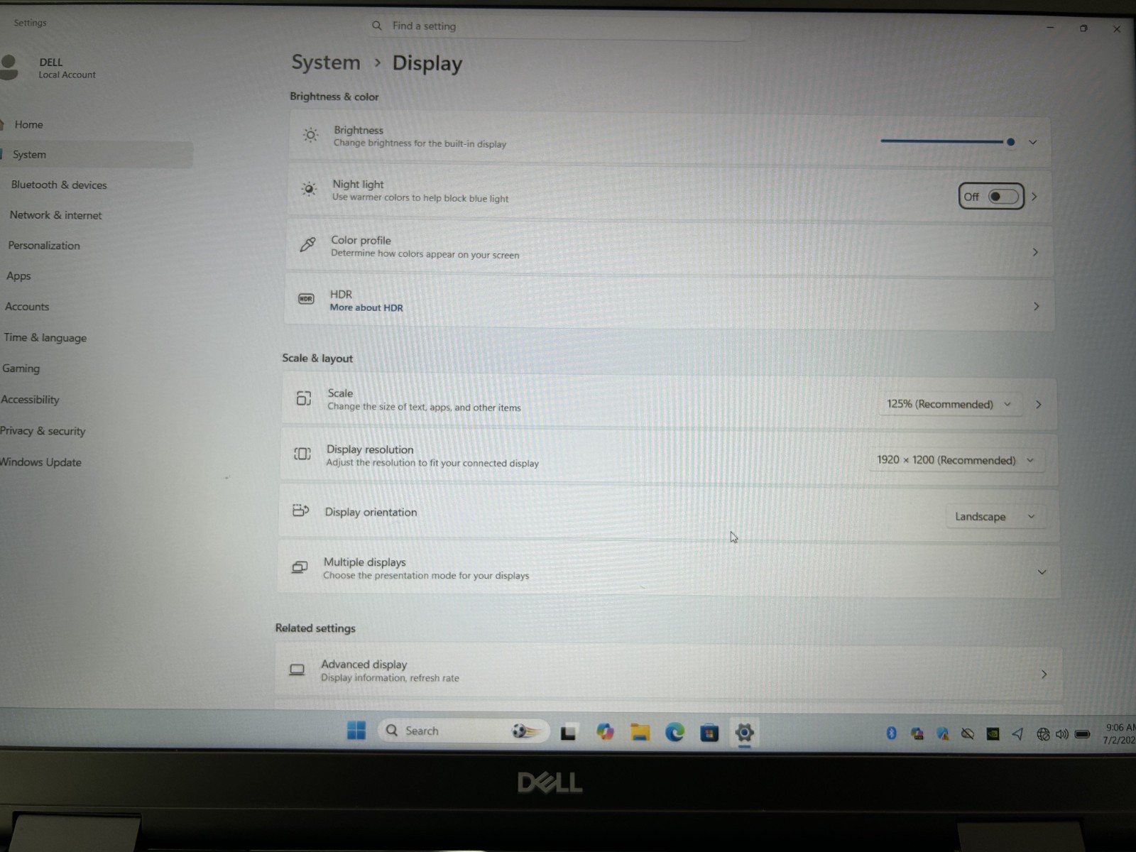 LAPTOP Dell Precision 7680 16″ Core i7-13850HX 16GB RAM 1TB SSD RTX 2000 Win 11