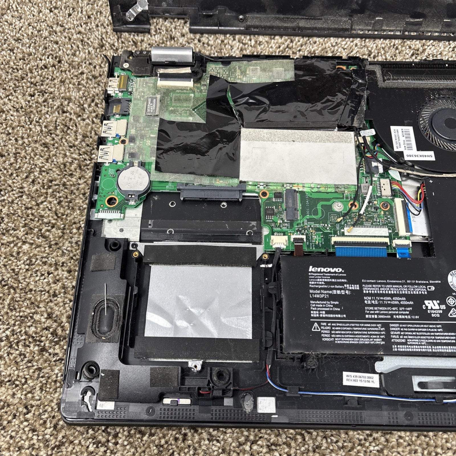 LENOVO EDGE 2 1580 FOR PARTS/REPAIR INTEL I7 NO RAM READ DESCRIPTION DAMAGED