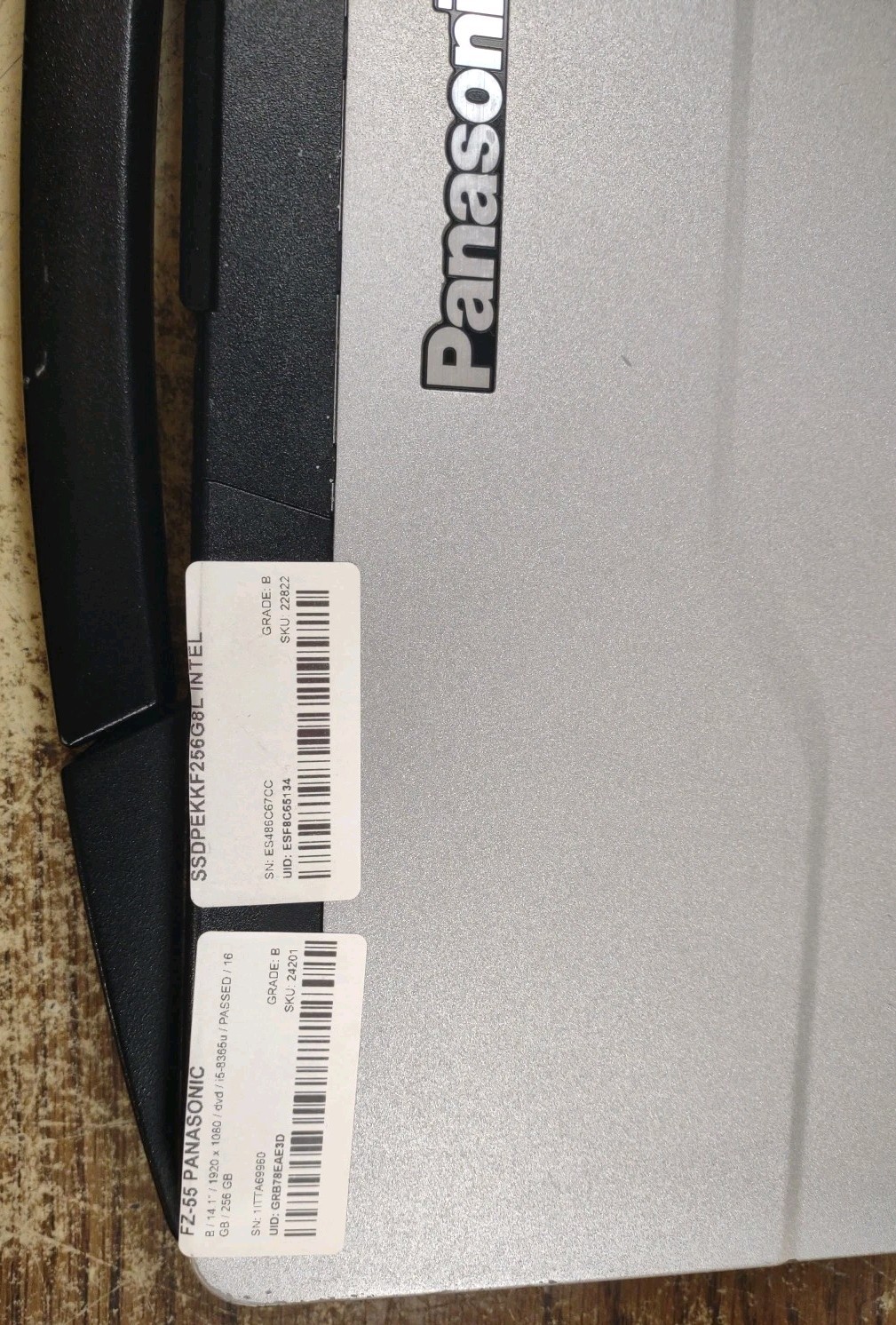 Panasonic ToughBook FZ-55 W/ i5-8365U, 256GB SSD, 16GB RAM. NON TOUCH