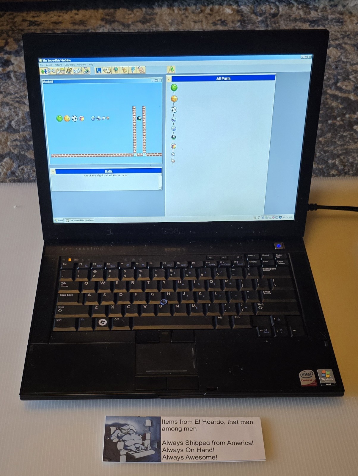 Dell Latitude E6400 2GB Ram 80GB HDD 2.40Ghz C2D P8600 Windows XP RS-232 Working