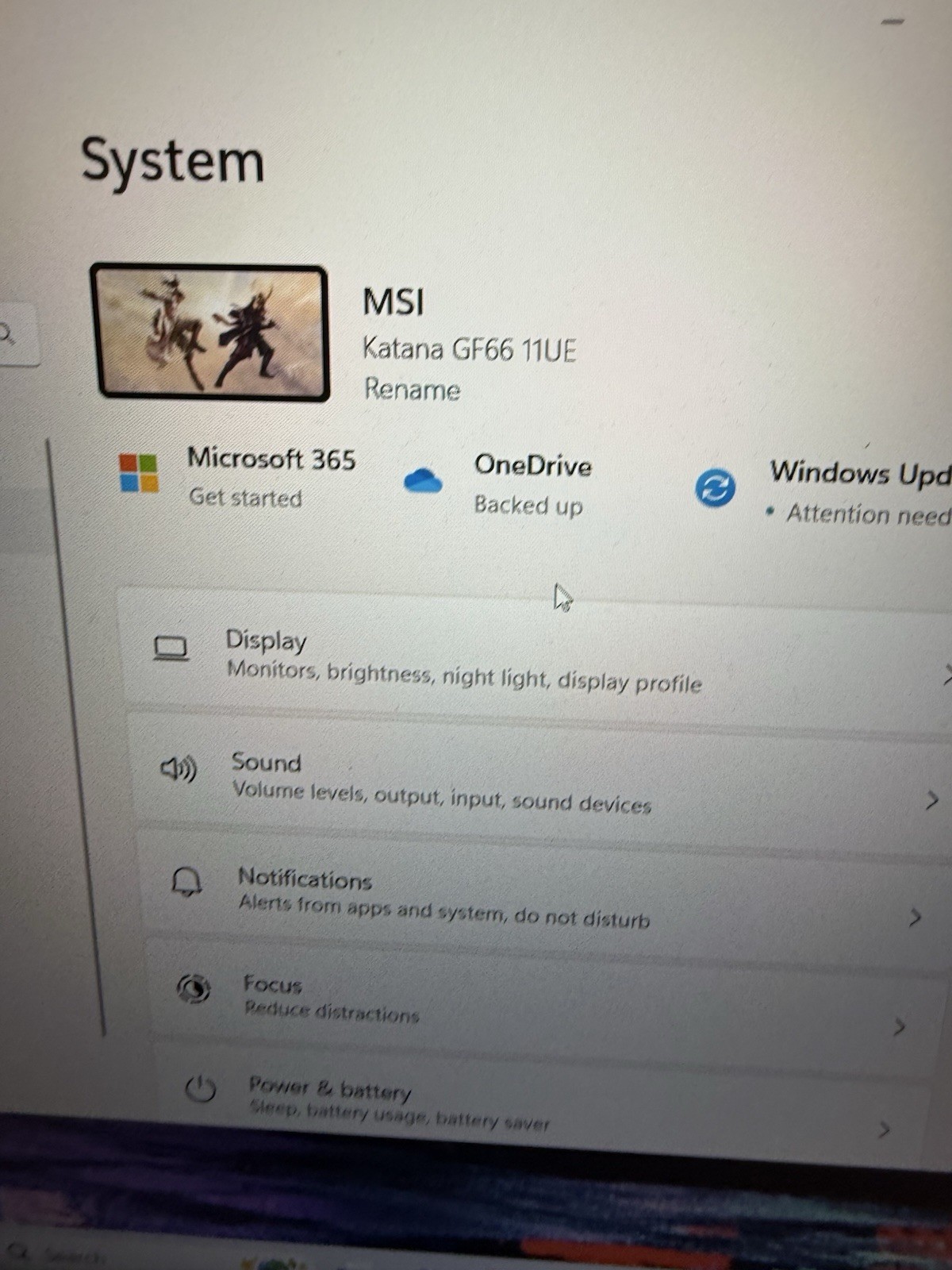 MSI Gaming Laptop GF66 11UE Like New PC Gaming Nvidia Graphics Card