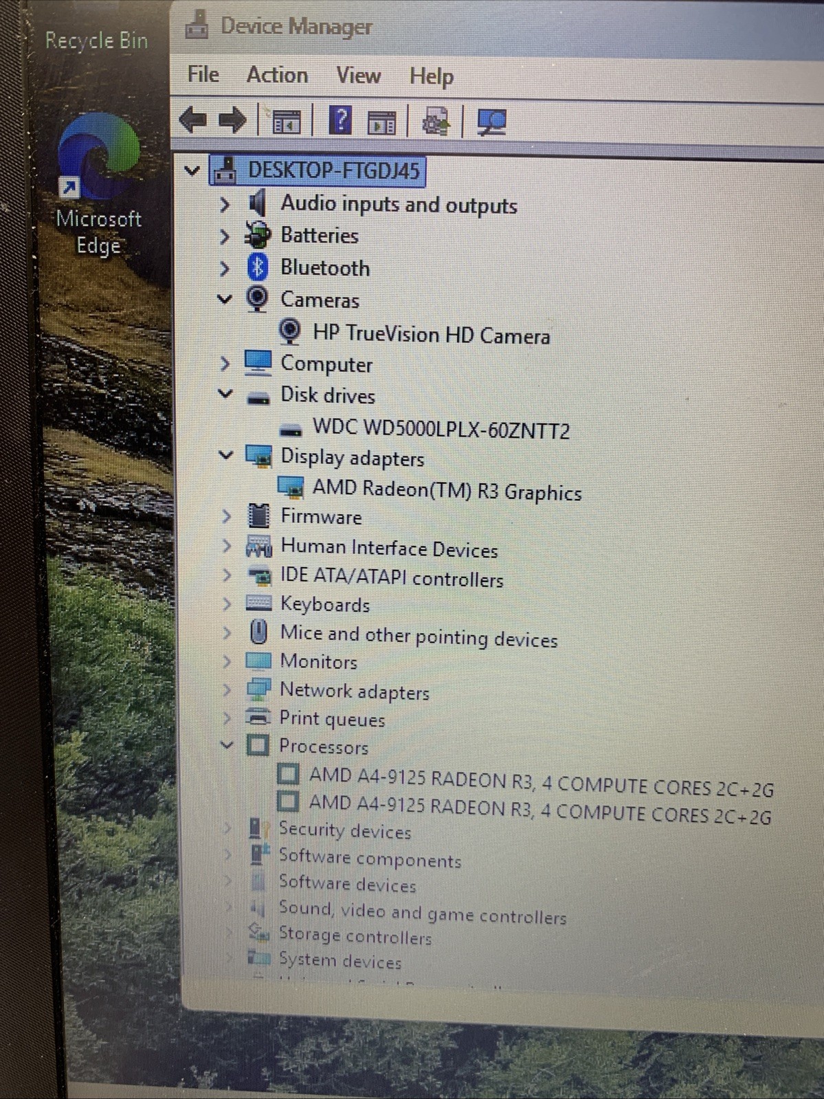 HP 255 G7 15.6″ AMD A4-9125 4GB RAM 500GB Gray Win11