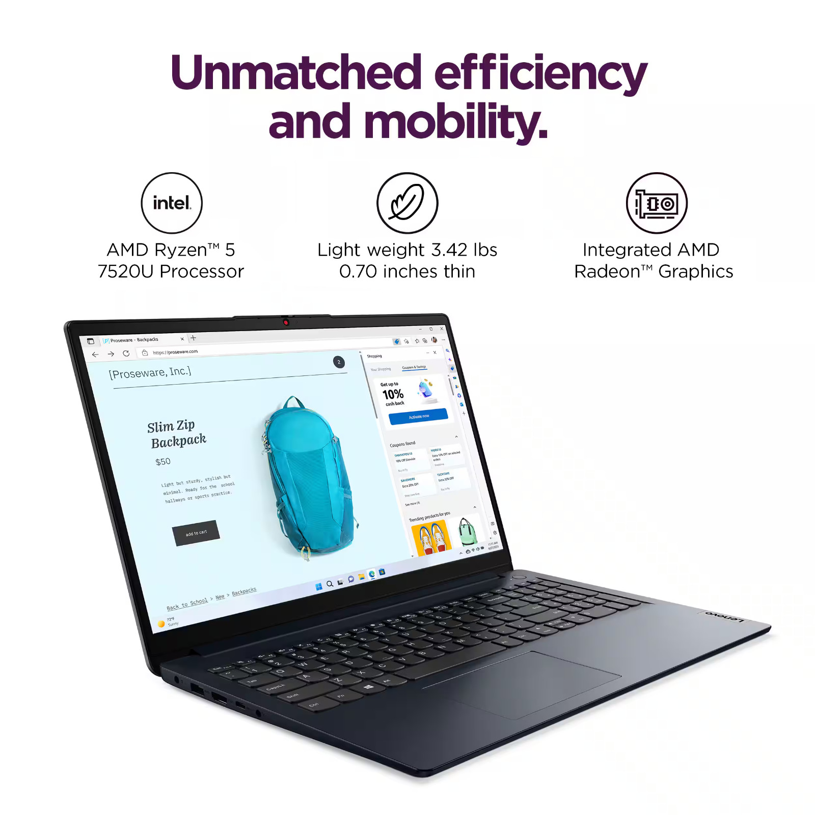Lenovo Laptop Computer 15 FHD Touch AMD Ryzen 5, 8GB RAM & Up to 1TB SSD Win Pro