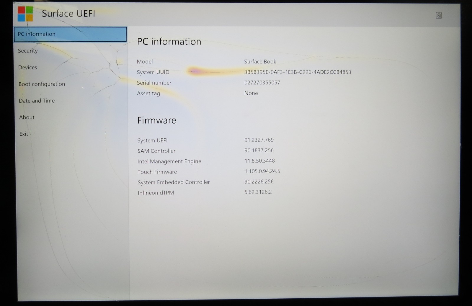 Microsoft Surface Book 13″ i5-6300U @ 2.4 GHz 8GB RAM 256GB Internal No OS *READ