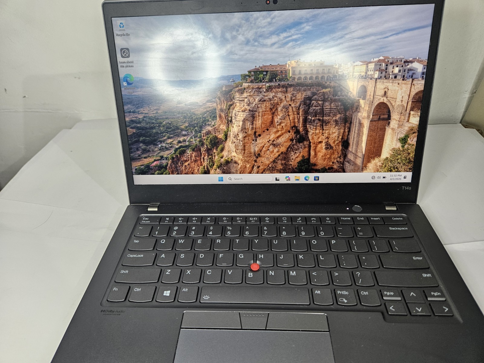 Lenovo ThinkPad T14s Gen 2 i7-1165G7 16GB 512GB Win 11 Pro Factory Reset