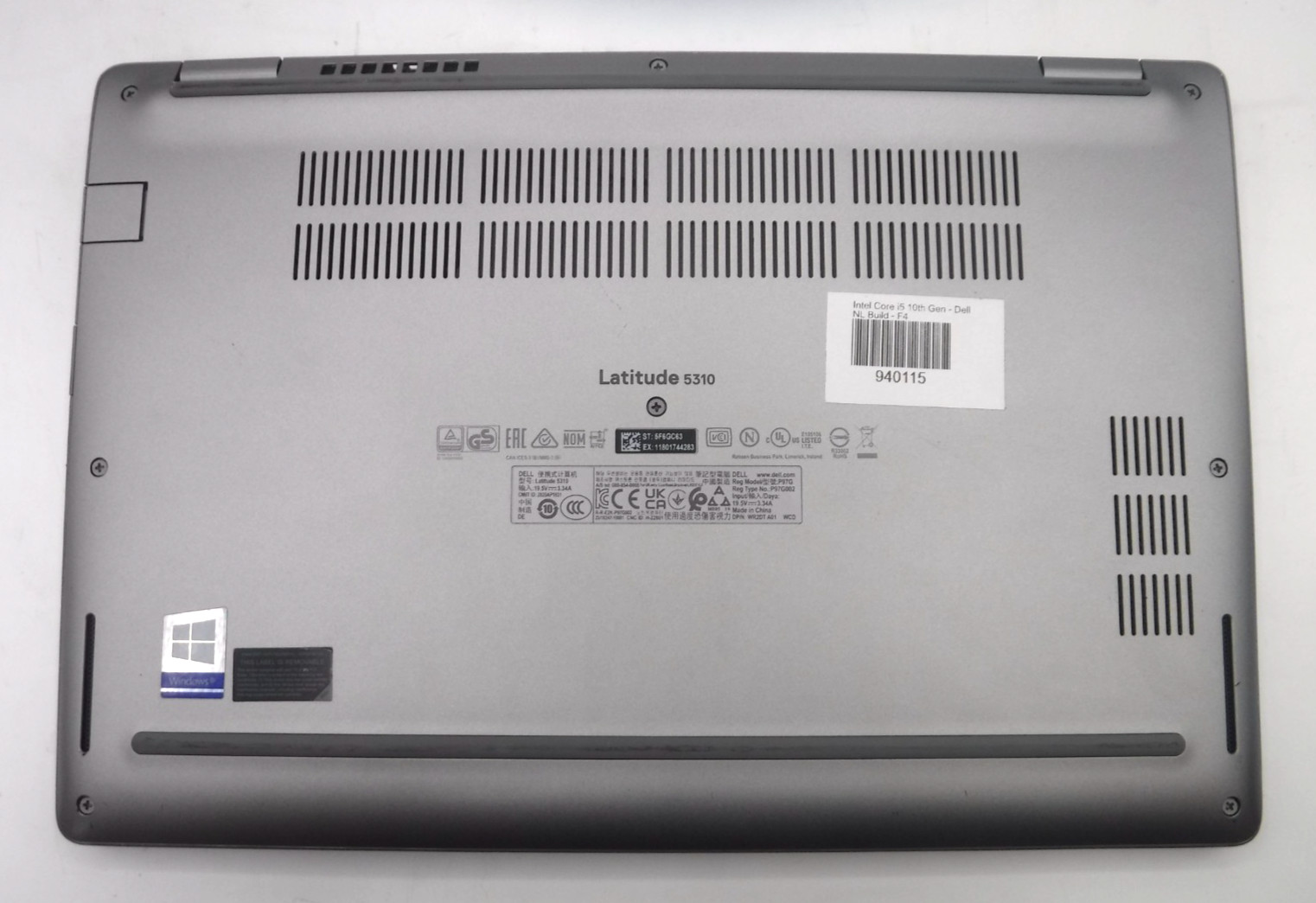 Dell Latitude 5310 i5-10310U 1.7GHz 8GB RAM 14 in 256GB NVMe Win 11 Pro