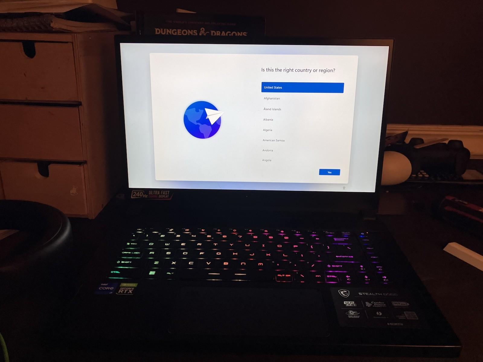 MSI Stealth GS66 12ugs I7 12700h RTX 3070 Ti 32GB RAM With Charger 96TT