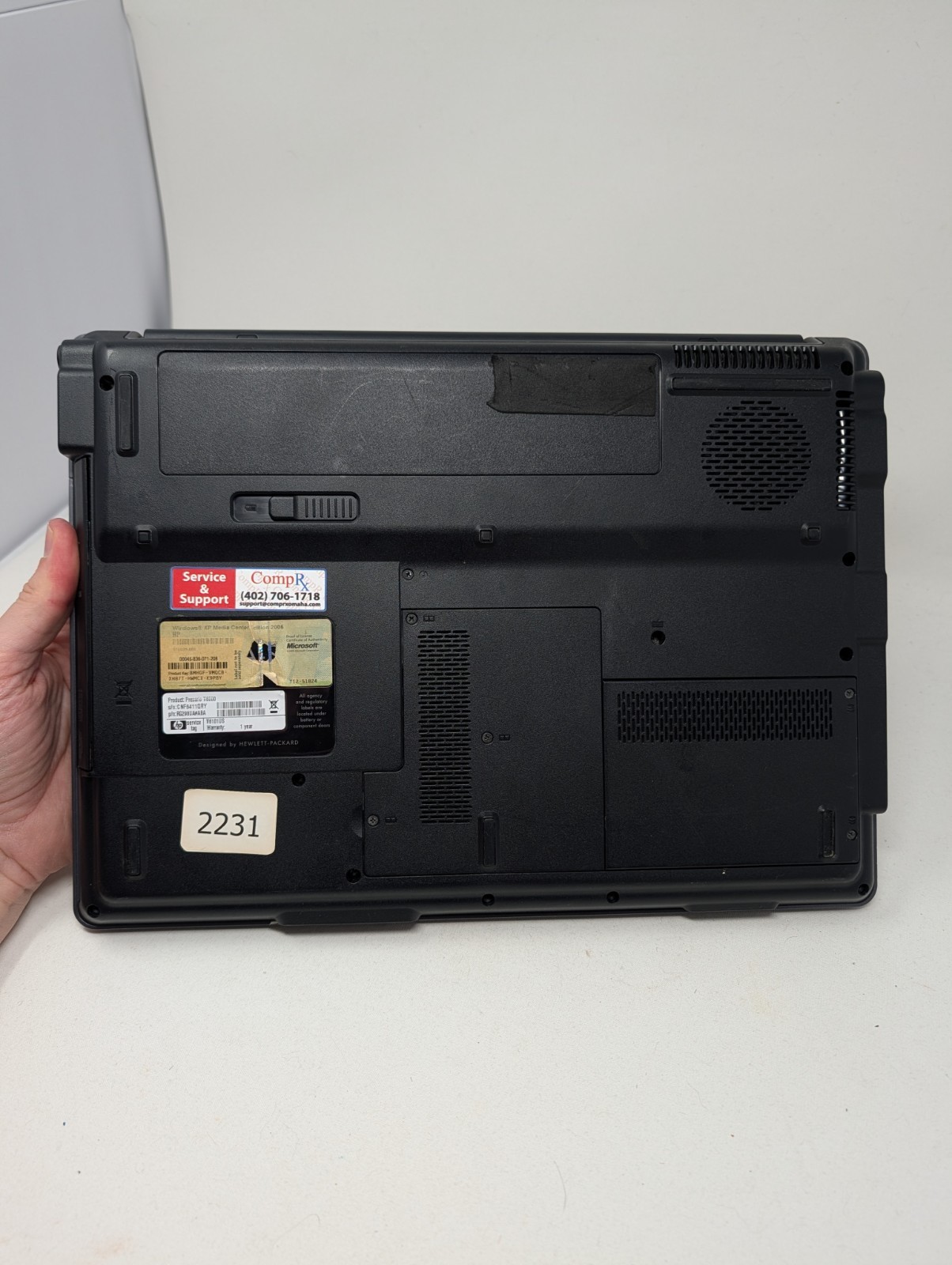 Compaq Presario V6000 AMD Sempron NVidia Grapjics NO HDD Untested Parts Repair