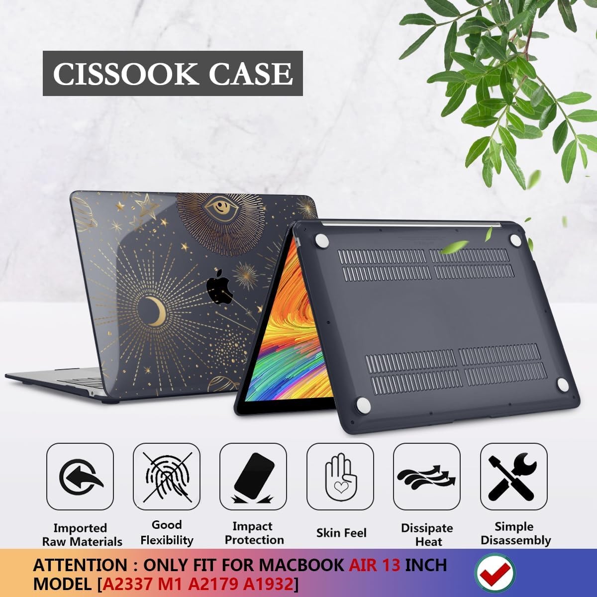 Screen Protector for MacBook Air 13 inch, Anti Glare, Touch ID Compatible