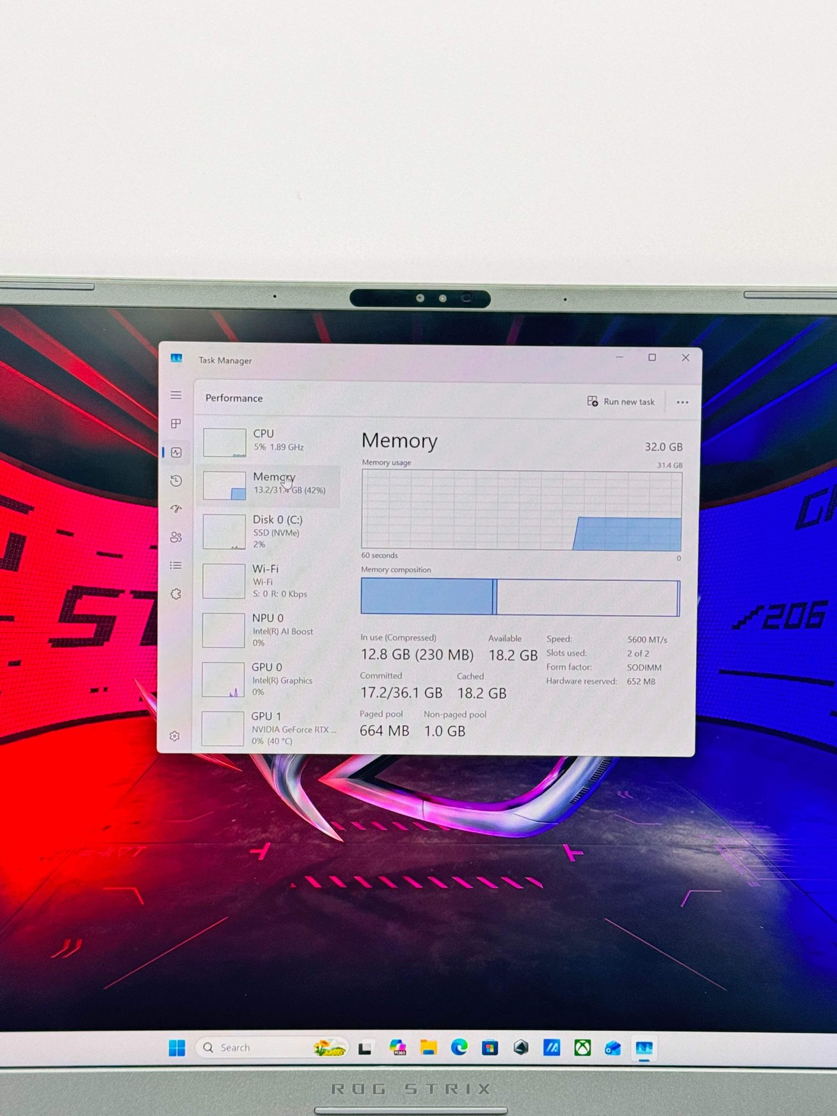 ASUS ROG Strix G16 Gaming Laptop i9 Ultra 275HX RTX 5070 32GB RAM 1TB NVMe