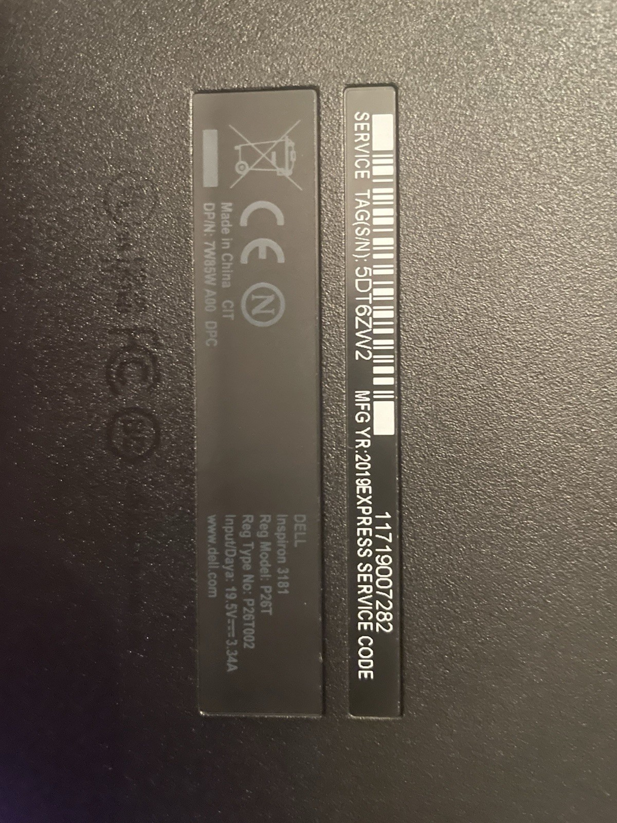 Dell Inspiron 3181 Chromebook 11.6″ Intel Celeron N4000 4GB RAM 32GB eMMC