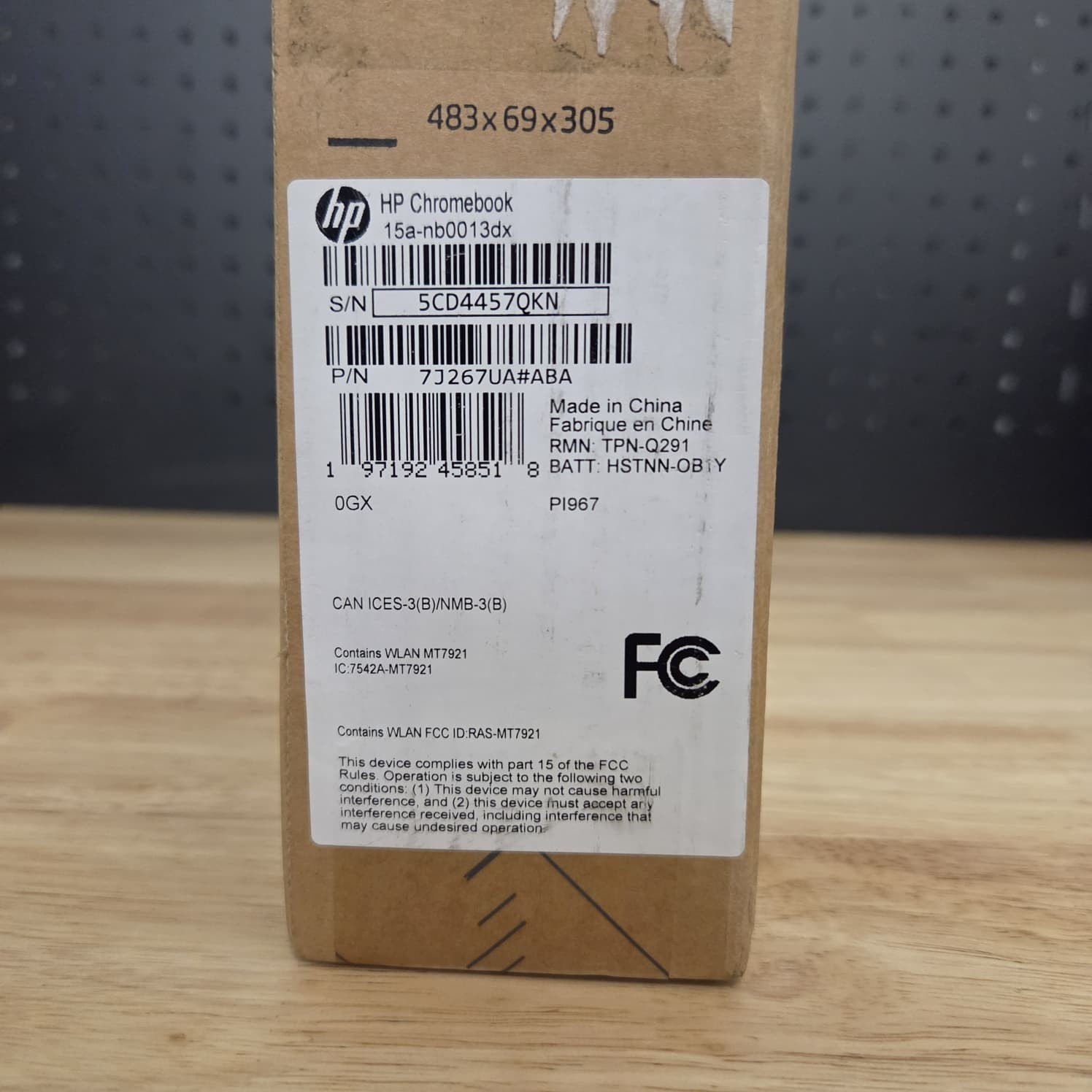 HP Chromebook 15a-nb0013dx