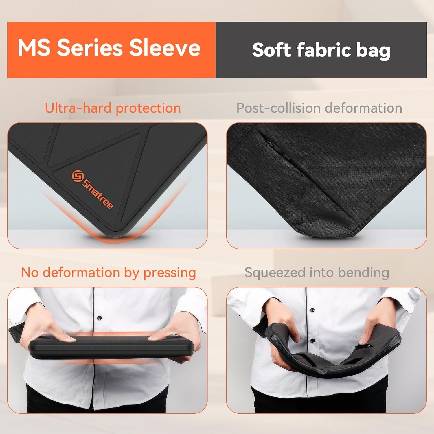 MS47T Hard Protective 14 inch Laptop Sleeve Case for Samsung Galaxy Tab S11/S10/