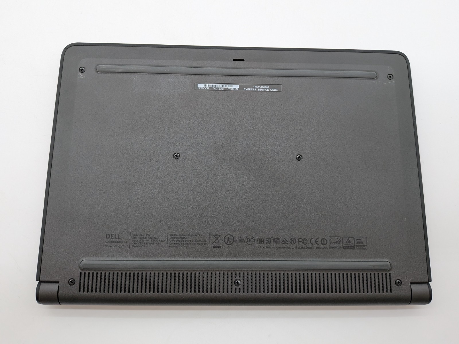 Dell Chromebook 11 P22T Touch Screen Intel Celeron 2.16GHz