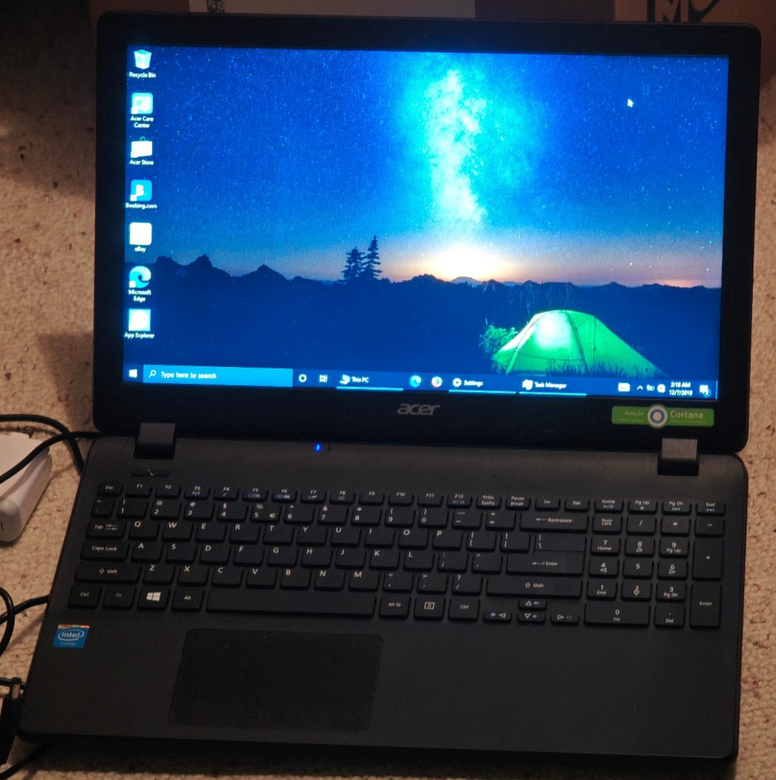 ACER ES1-512 MS2394 Laptop – 500GB HDD, 4GB RAM, Intel Celeron N2840