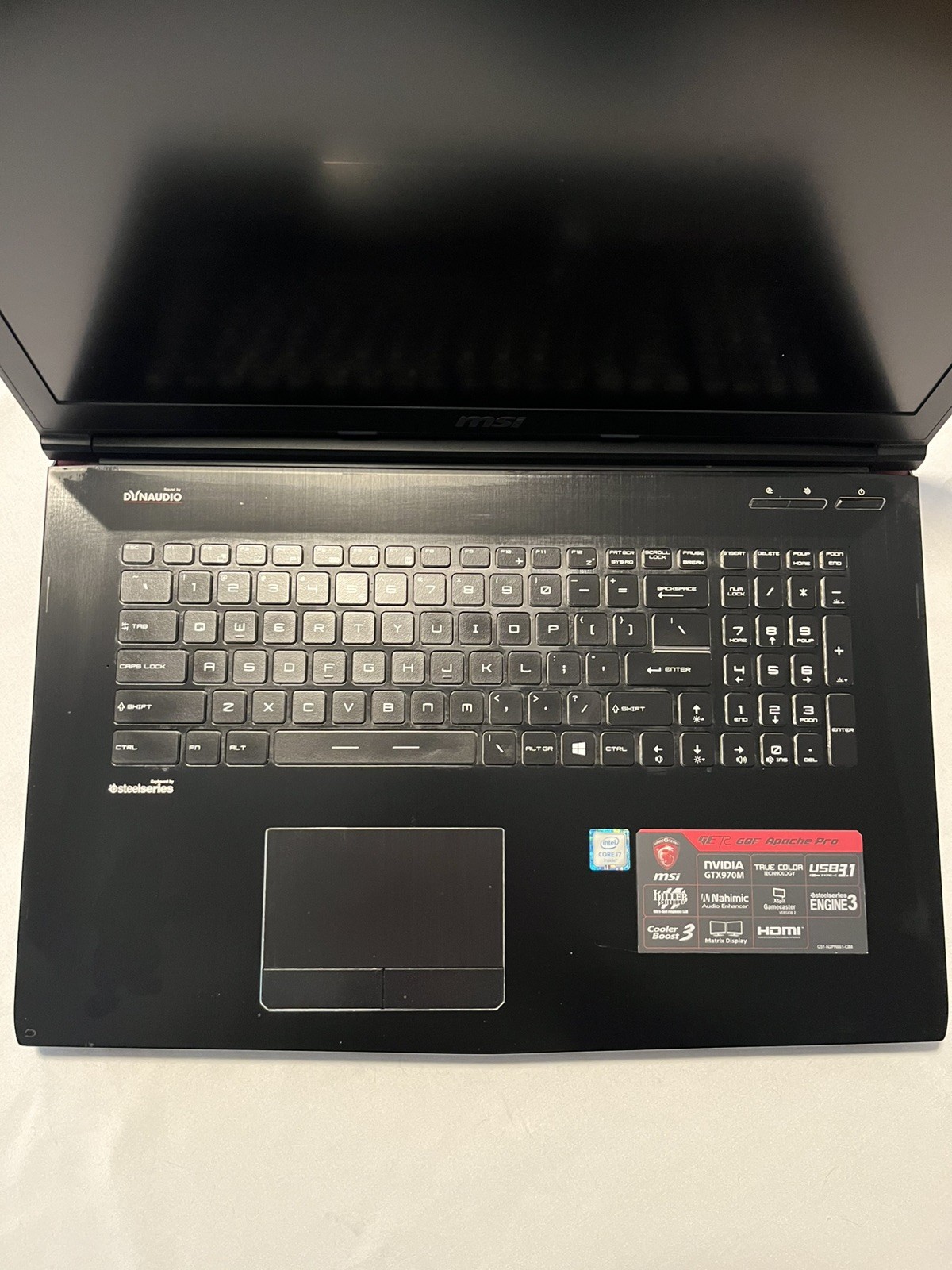 MSI GE72 6QF Apache Pro 17.3” Gaming Laptop | i7 | GTX 970M | 16GB RAM | SSD + H