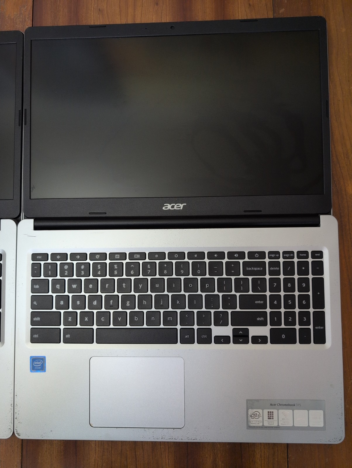 Lot Of 2 x Acer Chromebook CB315-3H- Series Model N19Q3 Broken Screens