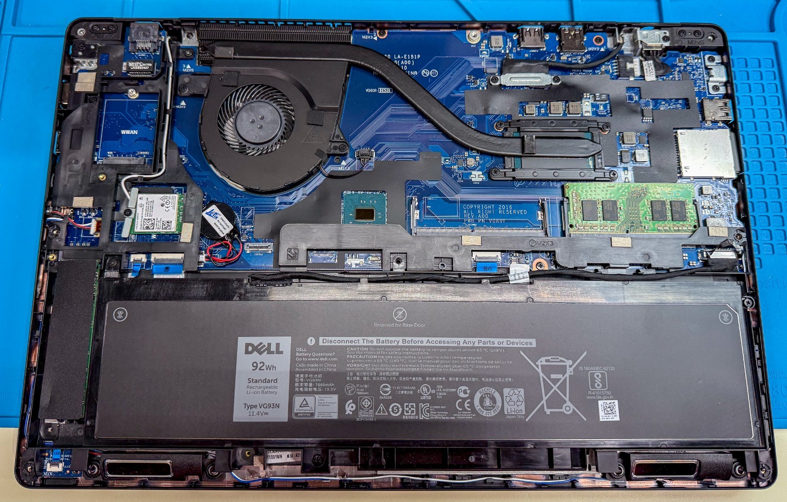 Dell Latitude 5580 i5-7440HQ 15.6″ Windows 11 Pro Laptop 500GB SSD 8G