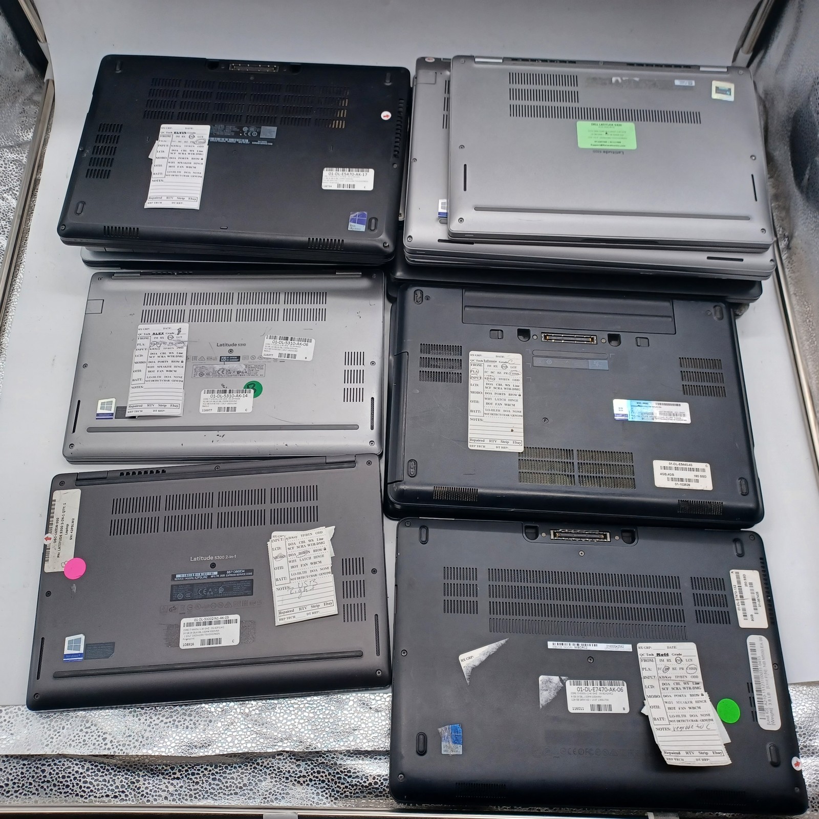 Lot Of 14 Dell Laptop 5510 5591 9410 5300 i5-10310U i7-10810U Functional Boots