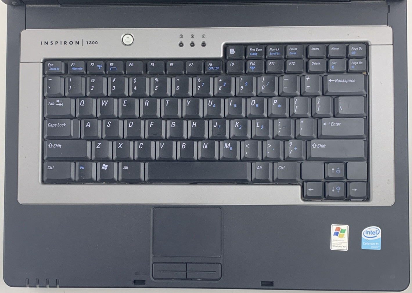 Dell Inspiron 1300 Intel Celeron M 1.40GHz 2GB RAM 14.1″ No Battery No HDD No OS