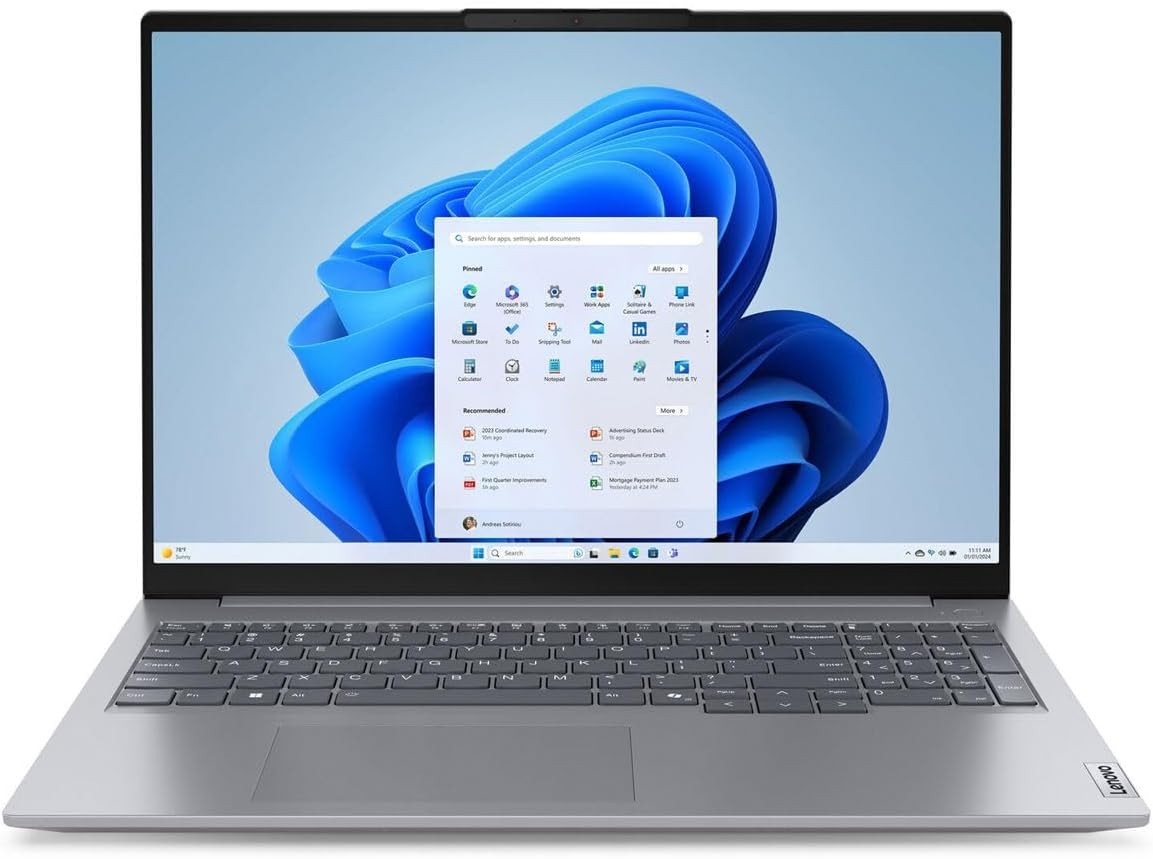 Lenovo Thinkbook 16 G7 Snapdragon X-Plus X1P-42 512GB SSD 16GB 16″ W11P 1126 2YR