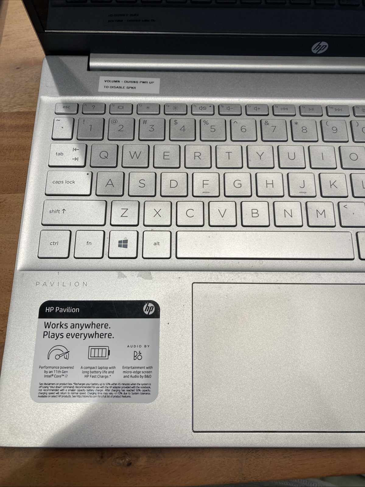 HP Pavilion 15-EG0077NR 15.6″ i7-1165G7 2.8GHz No Ram No Ssd