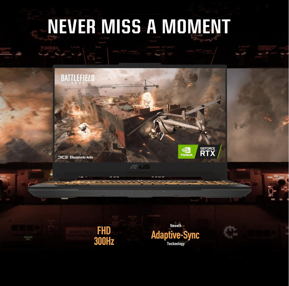 ASUS TUF Gaming A15 15.6” (512GB, Ryzen 7 6800H 3.2GHz 16GB RAM) Laptop 300hz