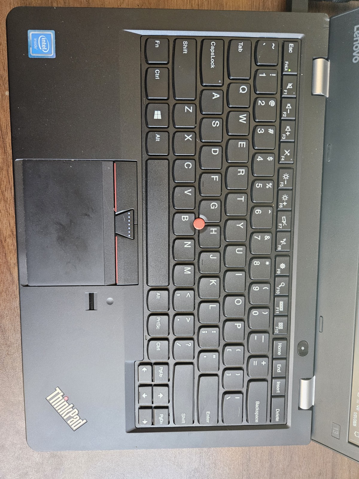 Lenovo ThinkPad 13 Gen 1 20GJ Celeron 1.60GHz, Windows 10 Pro 128gb Bad Battery