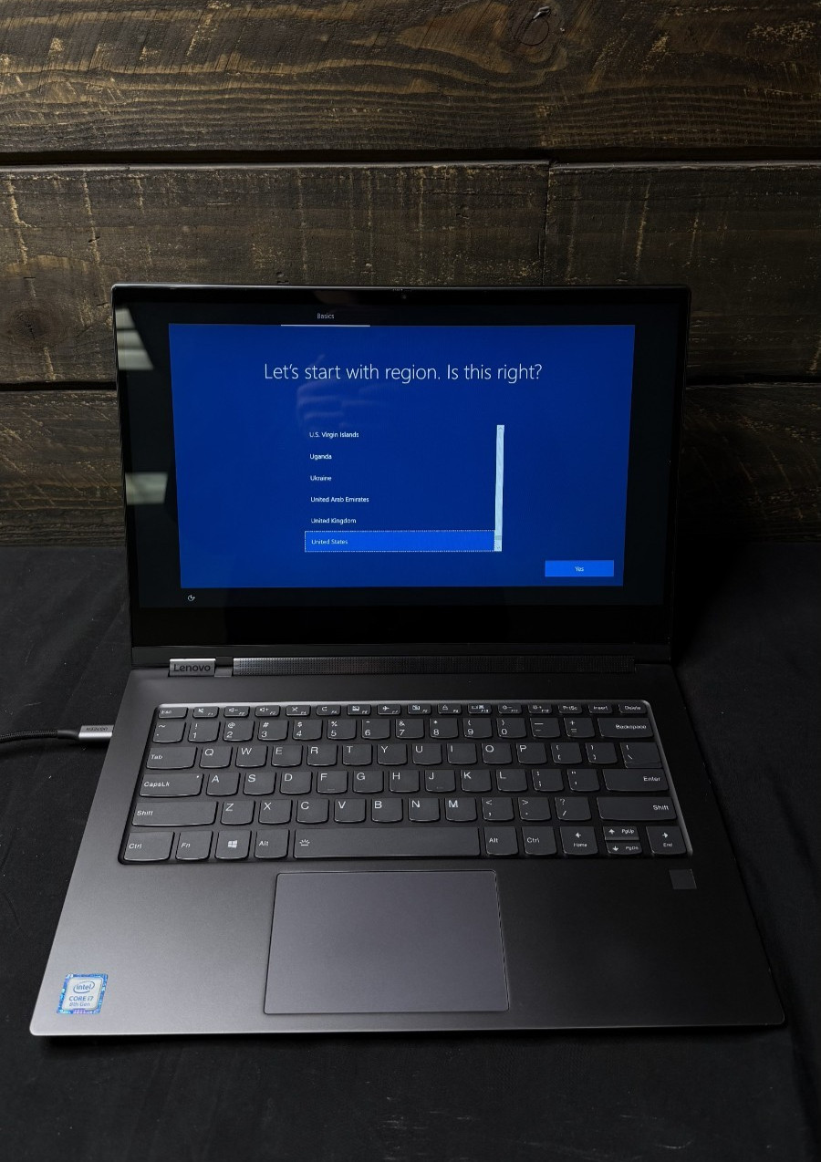 Lenovo Yoga C930-13IKB – i7-8550U – 12GB RAM -238GB SSD Win10