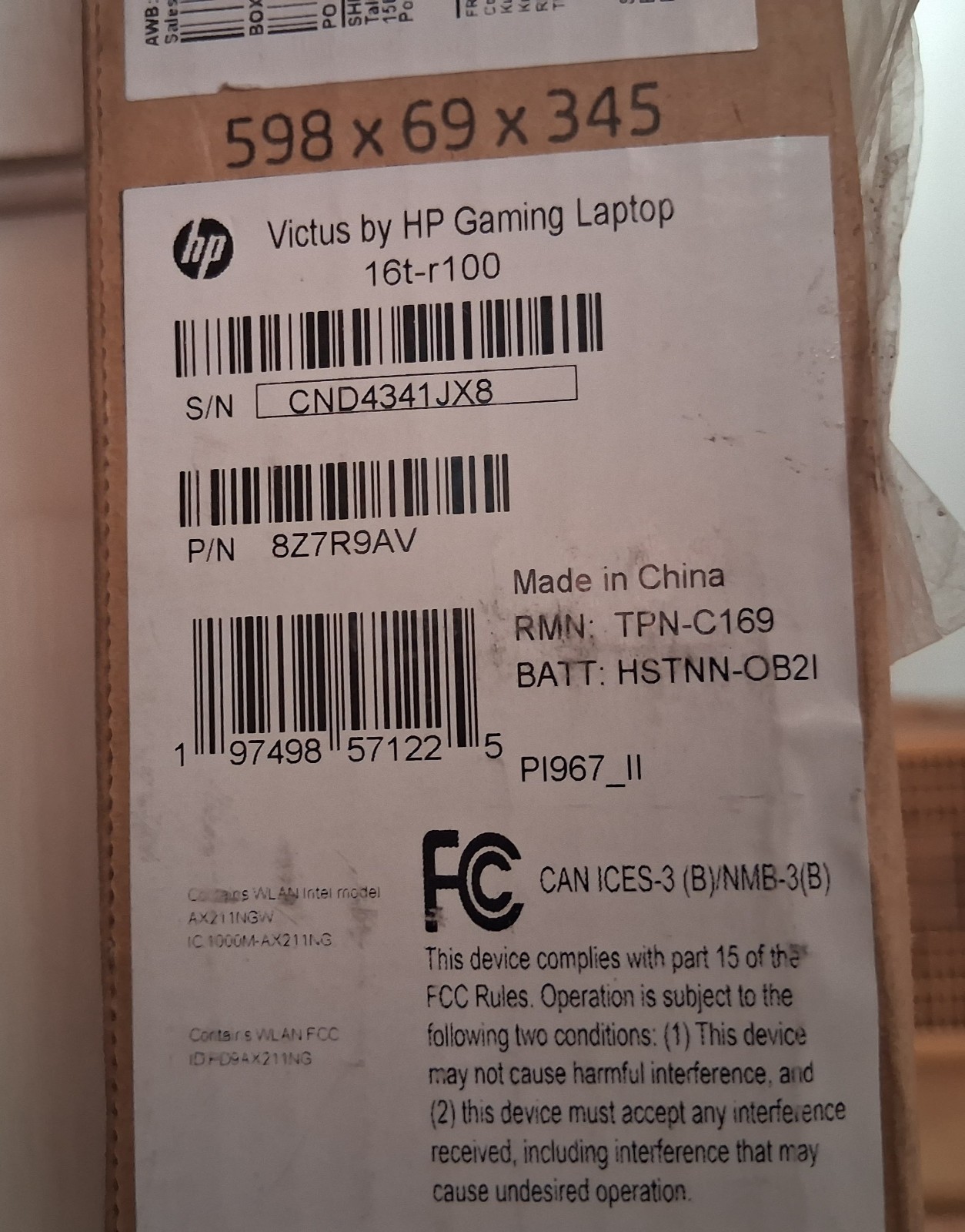 HP Victus 16’’ Gaming Laptop Computer, 14500hx, rtx 4060, 16gb, 512gb, 165HZ