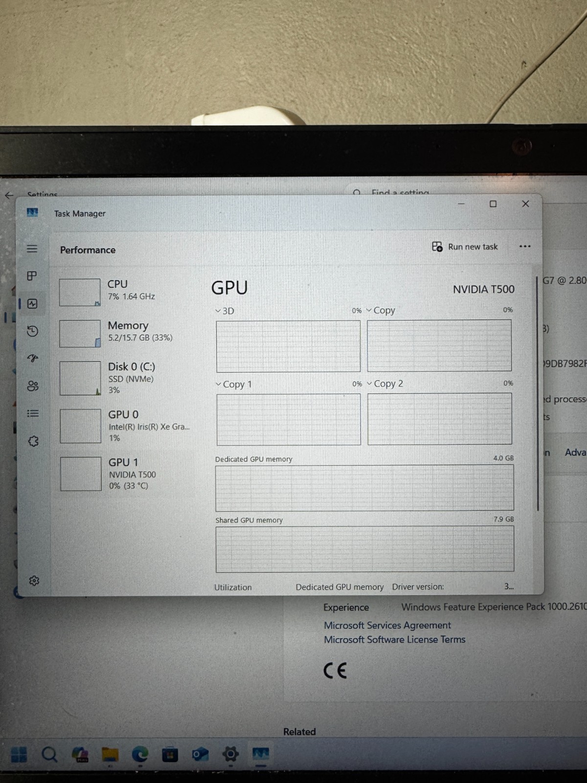 Lenovo ThinkPad P15S Gen1 i7-1165G7 16GB RAM 500GB 2GB GPU Laptop #5791
