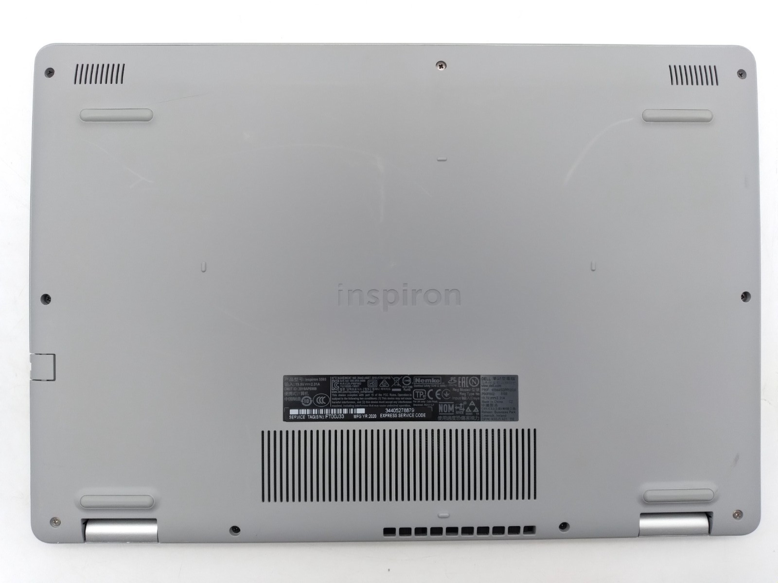 Dell Inspiron 5593 Intel Core i7-1065g7 @ 1.3 GHz 8GB RAM 256GB SSD Win11Home