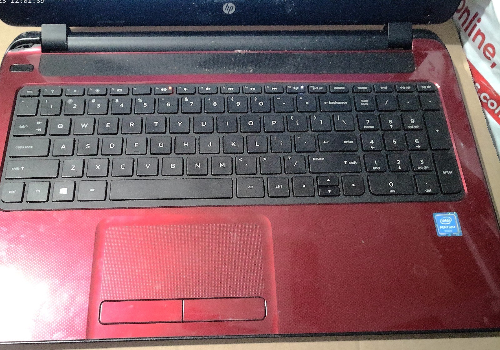 Hewlett Packard HP 15 Intel Pentium N3540 4GB Ram Plus Separate Web Cam