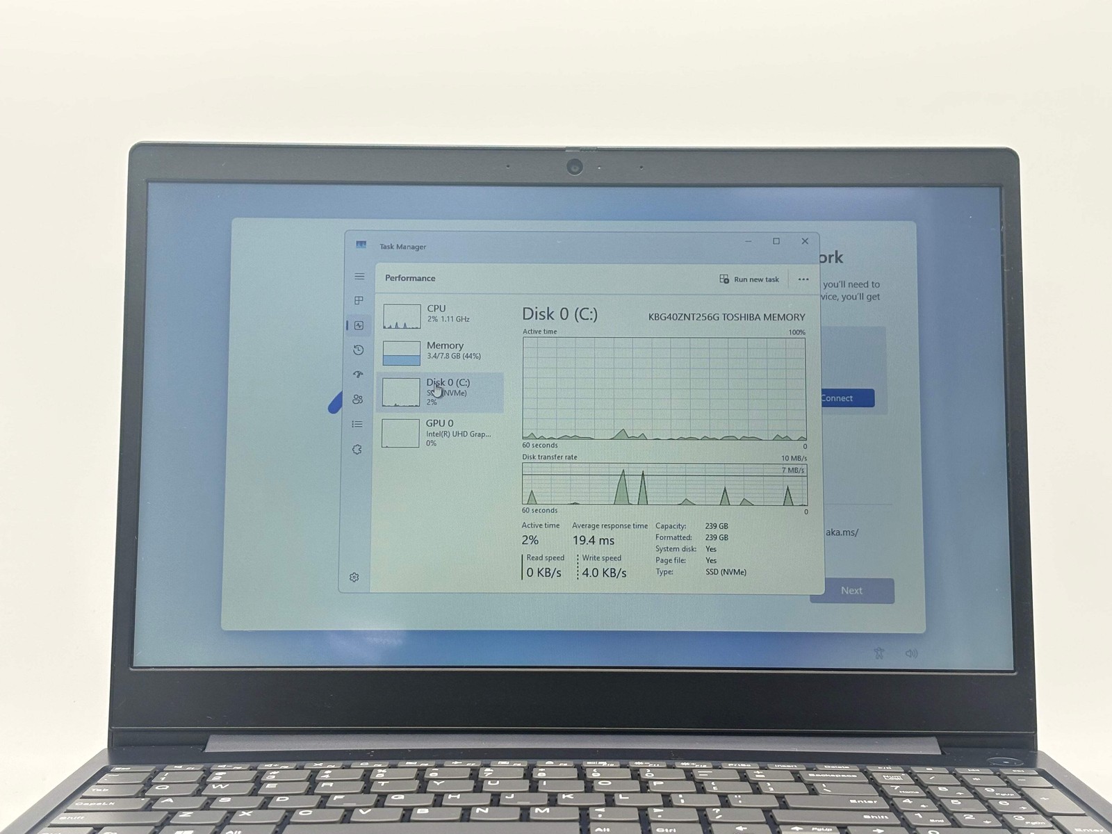 Lenovo IdeaPad 3 15IML05 15.6″ Touch Core i3 8GB 256GB Blue Laptop