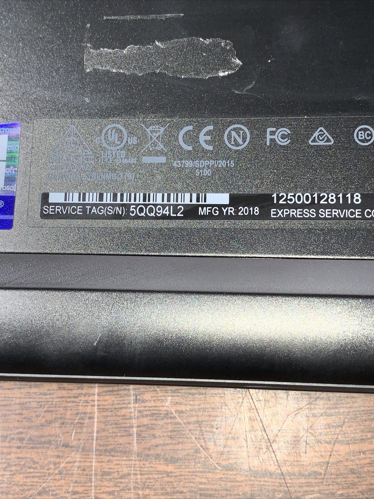DELL LATITUDE 3379 INTEL CORE I3-6100U 2.30GHZ 4GB RAM **NO HD/ NO CADDIE