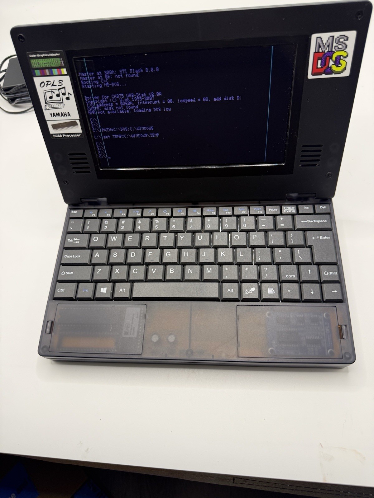 Book 8088 Retro DOS Laptop Computer – Boots to MS-DOS – Read Description