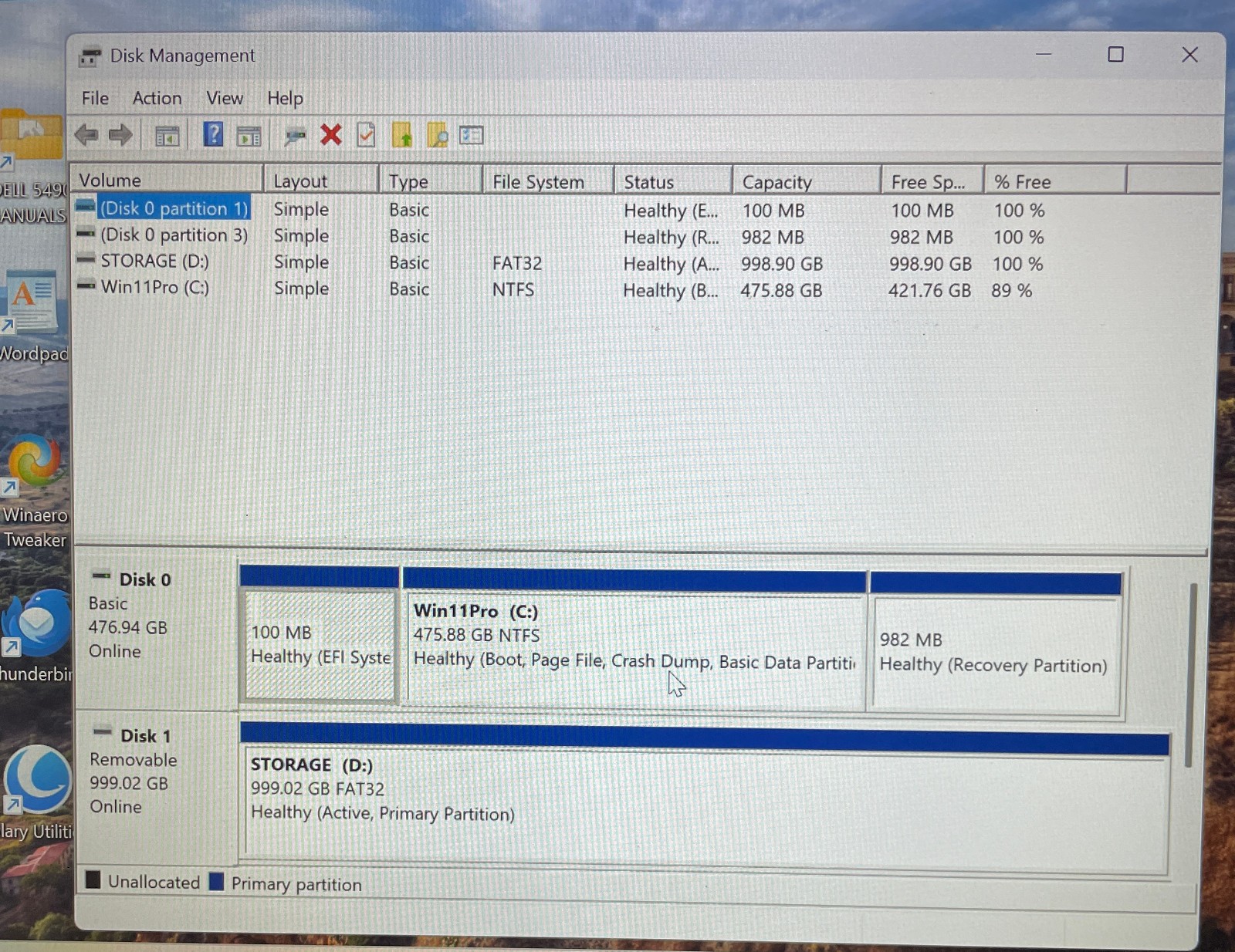Dell 5490 14″ Laptop i7-8650U– 16GB/512gb+1tb/Win11 Pro 25H2+Office 2021-3 MORE