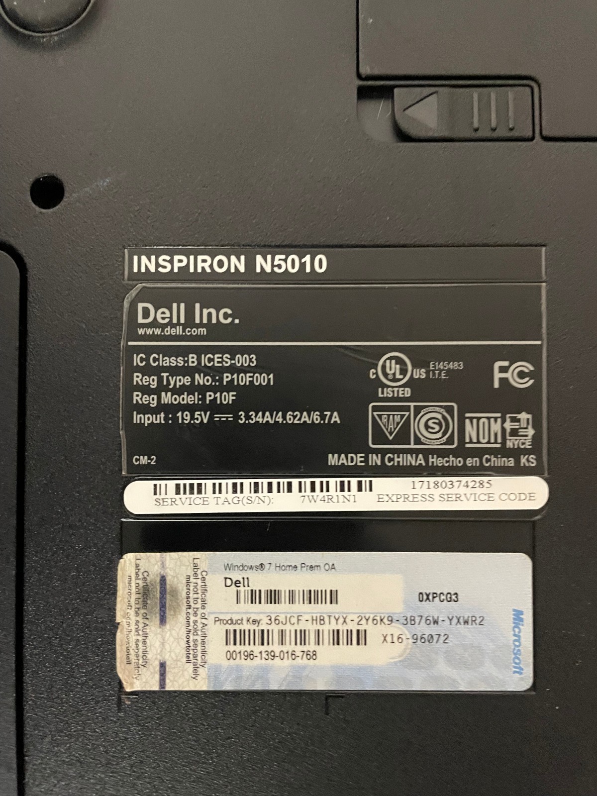Mixed Lot of 9 Dell Inspiron N5010 & N5110 Laptop Intel i3 and higher wholesale