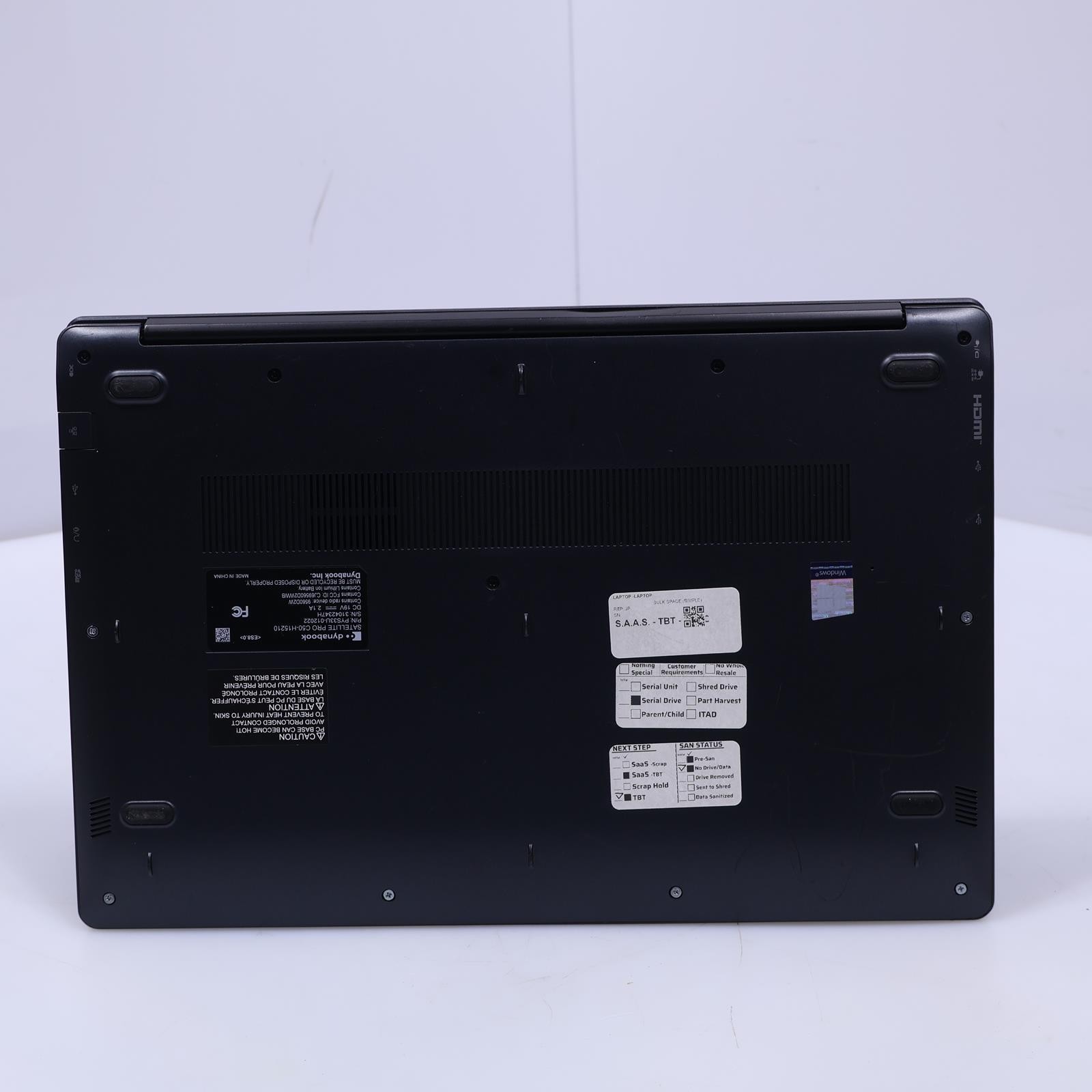 Dynabook Satellite Pro C50-H15210 Intel Core i5 10th Gen 8GB No Drive/OS/Battery