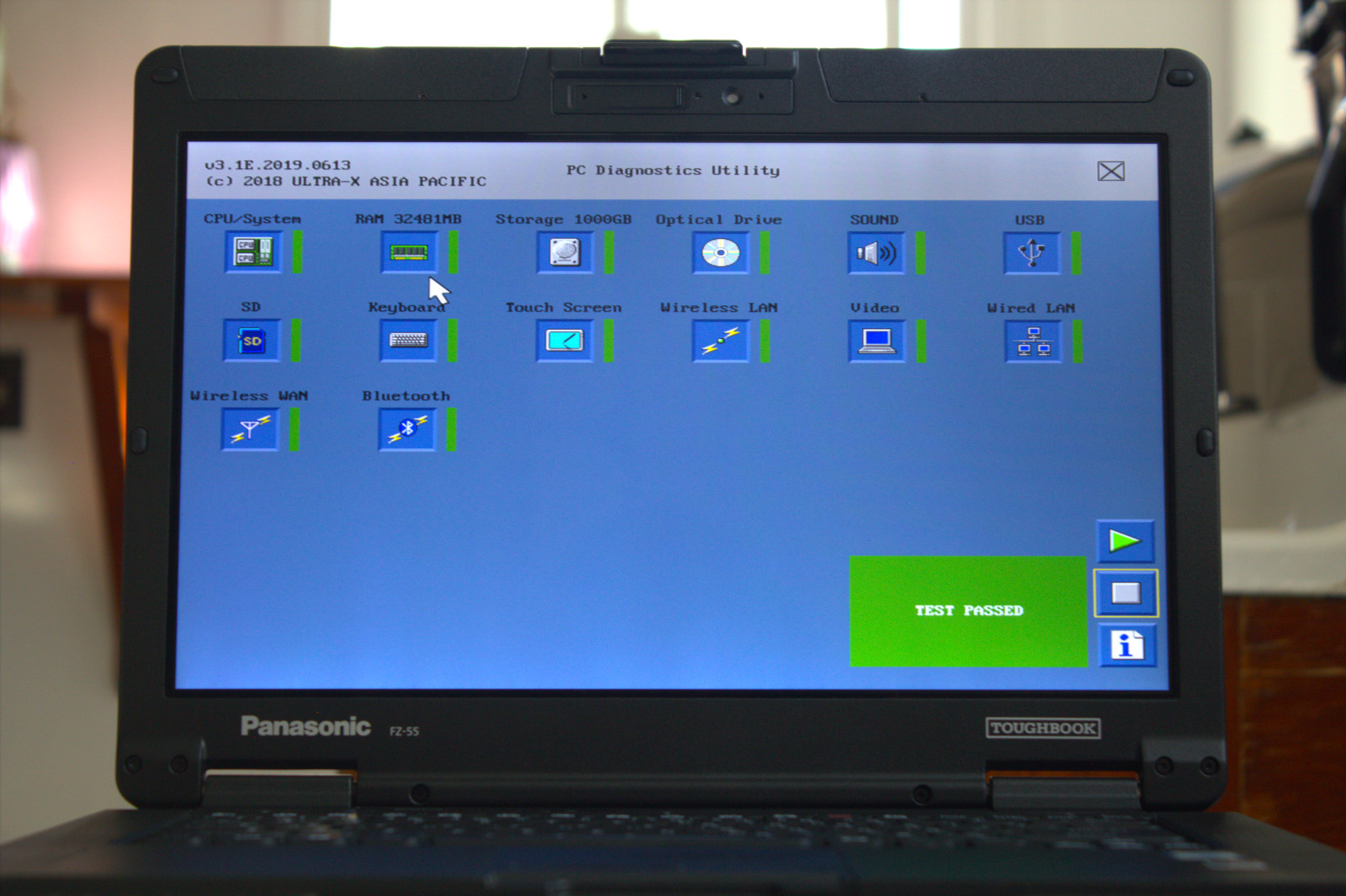 Panasonic Toughbook FZ-55 i7-8665U New 1TB SSD 32GB RAM Touch 4G GPS 2x Batt IR
