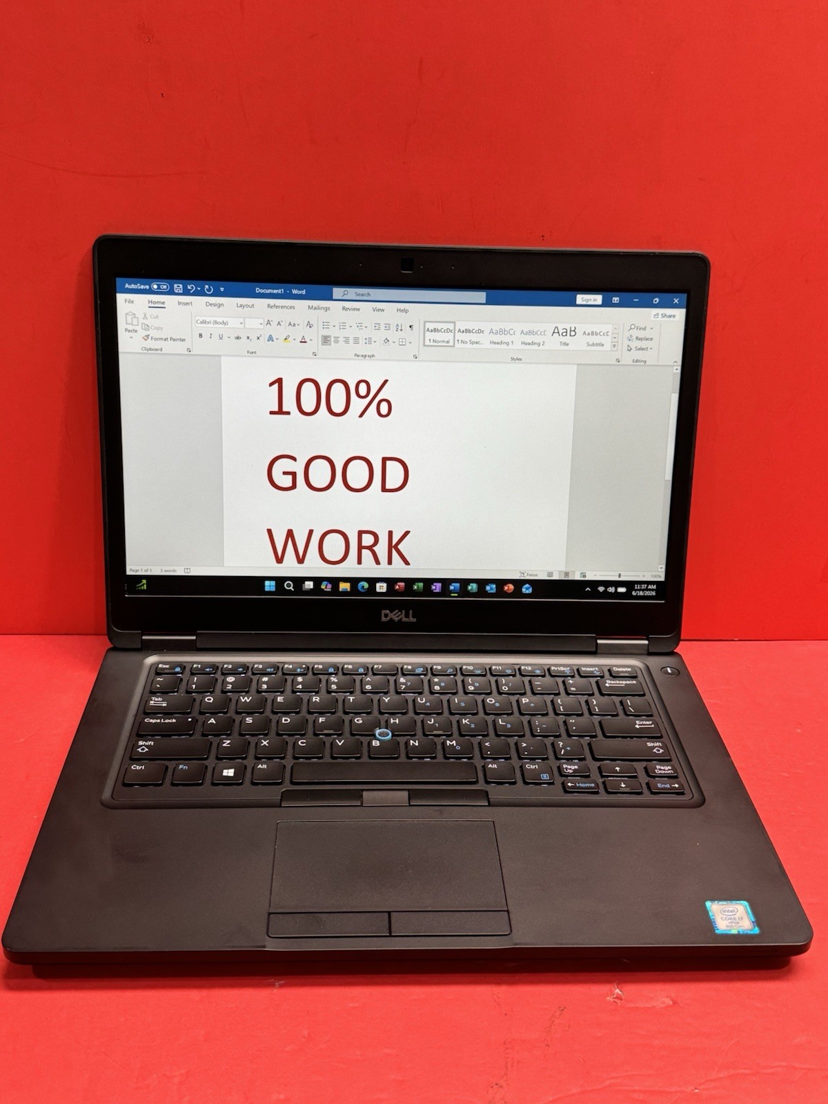 Dell Latitude 5491 14″ 8th i7-2.6GHz 16GB RAM 256SS