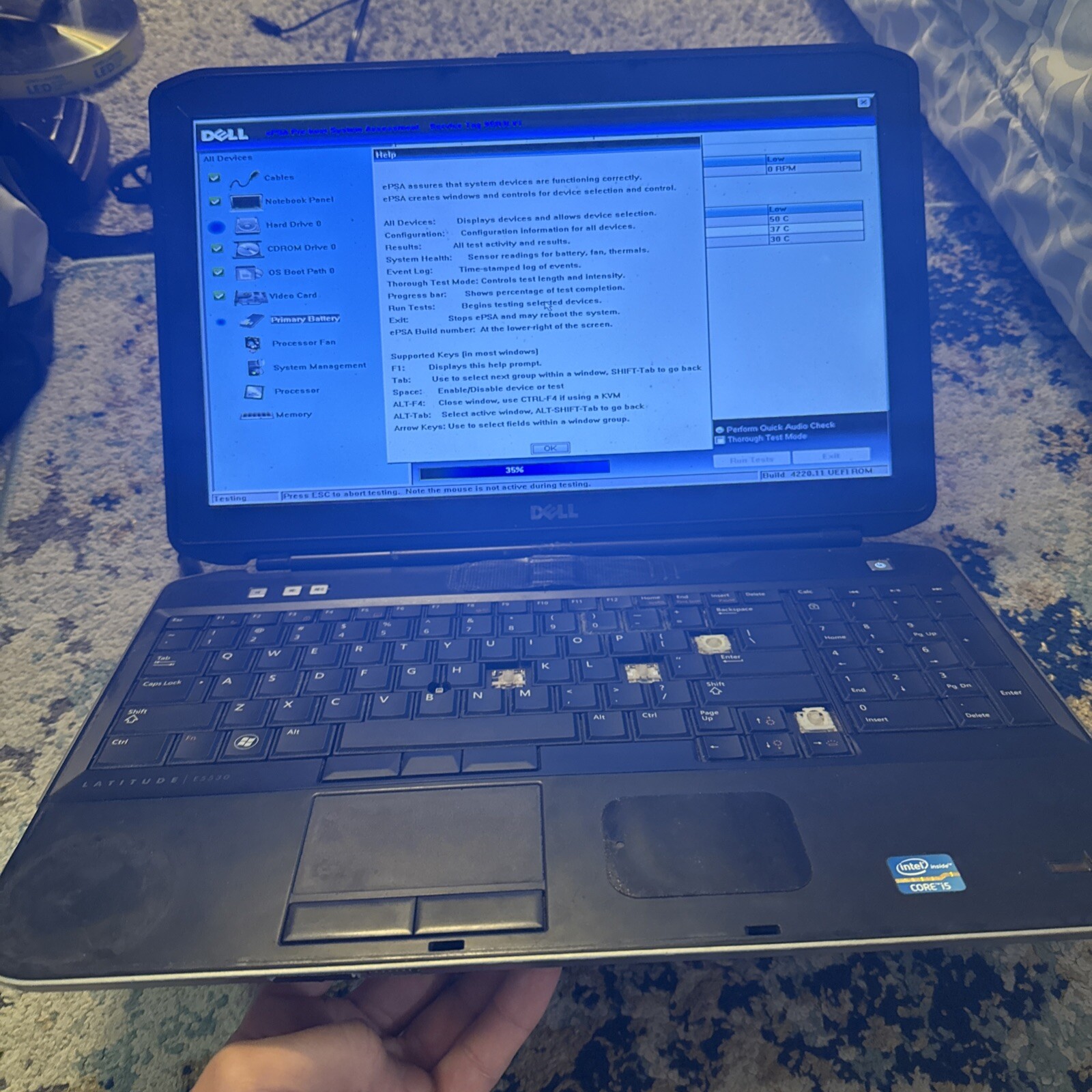 DELL LATITUDE E5530 Laptop INTEL i5