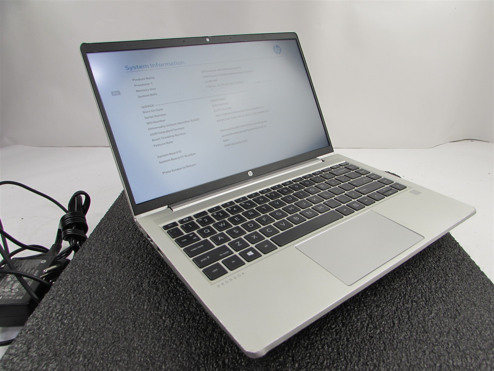 HP PROBOOK 445 (G8) FHD AMD RYZEN 5 5600U 512GB SSD 16GB RAM AMD GPU WIN 11 PRO