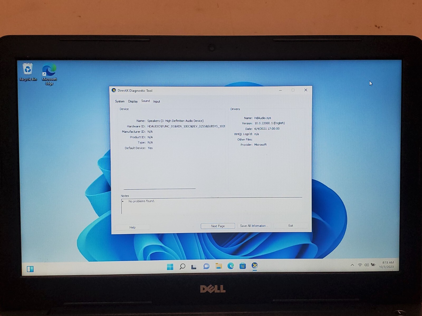 Dell Inspiron 5565 AMD A9-9400 2.4 GHz 8 GB RAM 1 TB HDD 15.6″ READ JW4JYL2