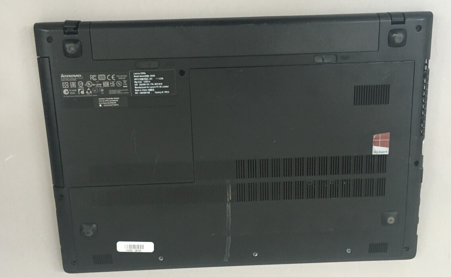 Lenovo G50s AMD A10-575M 2.50GHz 6GB For Parts/Repair Used