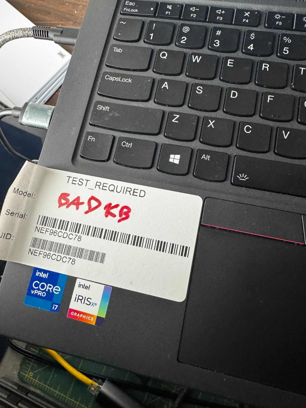 Lenovo ThinkPad T14s Gen 2 i7-1185G7 16GB 256GB Win 11 Pro READ #6478