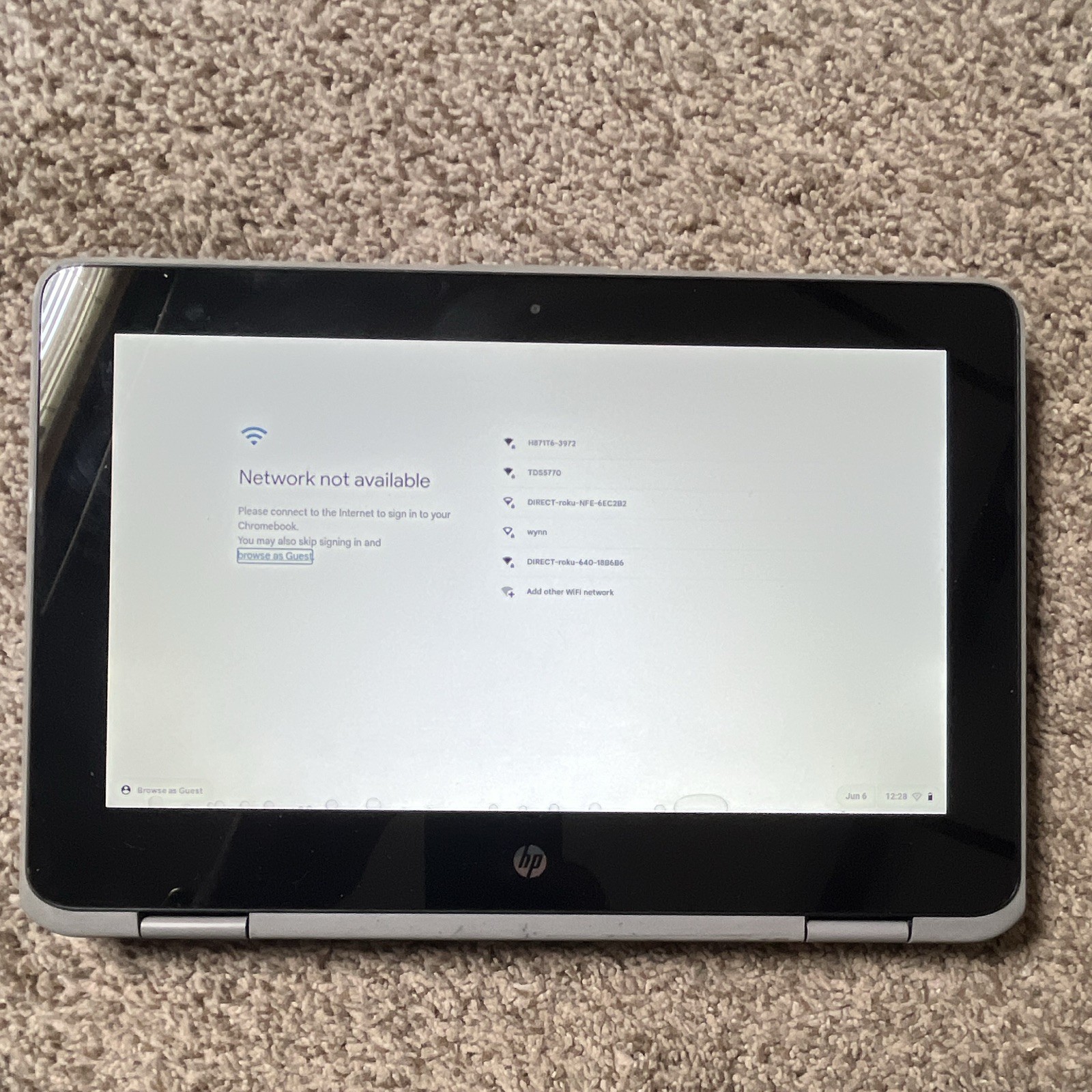 HP x360 G2 11 EE Chromebook 11″ Celeron N4100 2.4GHz 4GB 32GB eMMC Gray USB-C